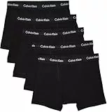 Calvin Klein Homme Boxer Lot De 5 Caleçon Coton Stretch, Noir (Black W Black WB), M