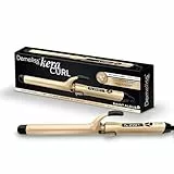 DEMELISS – Boucleur Professionnel à Pince Kera-CURL – Cylindre Céramique Infusé Kératine – 6 Températures Réglables – Boucles Rebondies & Naturelles – Écran Digital – Appareil Coiffure Beauté