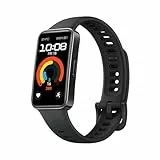 HUAWEI Band 9, Bracelets Montre Connectée, iOS & Android, TruSleep 4.0 Surveillance Scientifique du Sommeil, 14 Jours d'utilisation maximale, 100 Modes d'entraînement, Noir fluoroélastomère