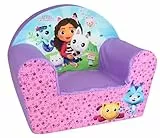 Fun House | Fauteuil Club Gabby Et La Maison Magique pour Enfants 12 Mois+ | Mousse Légère et Lavable | Dimensions 52 X 33 X 42Cm | Licence Officielle | Origine France Garantie | Mobilier Garçon Fille