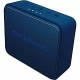 GRUNDIG, Enceinte Portable Bluetooth 5,0 Waterproof, Bleu, 30h autonomie, Appairage jusqu'à 2 Enceintes, Fonction Recharge et Mains-Libres avec Microphone intégré, Indicateurs LED Niveau de Batterie