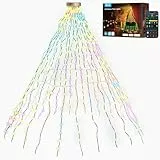 Govee Guirlande Lumineuse Sapin de Noël, RGBIC 480 LEDs Lumières de Noël Intelligentes 2M*24 Arbre de Noël Lumineux, Étanchéité IP65, Music Sync, 60+ Modes de Scène pour la Décor d'Halloween, Fil Vert
