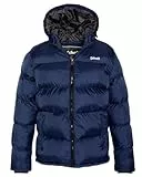 Schott NYC Mixte Idaho2 DOUDOUNE CAPUCHE ZIPPEE SCHOTT, ROYAL BLUE, L EU