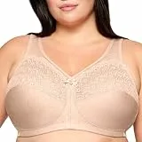 Glamorise Femme 1064 Soutien-gorge À Couverture Totale, Chair Chiné, 115G EU