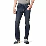 Amazon Essentials Jean Slim Bootcut Homme, Délavé Foncé, 32W / 30L
