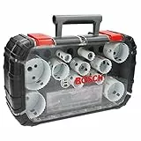 Bosch Coffret de 14 Scies Trépan Progressor for Wood & Metal Set Universal (pour bois et métal, Ø 20-76 mm, Accessoire pour Perceuses)