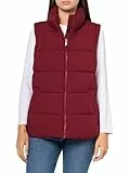 Tommy Hilfiger Zip Up Everyday Essential Comfortable Vest matelassée, Rouge, M Femmes