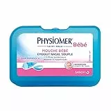 Physiomer Mouche bébé - dispositif médical - pour les nez bouchés des nourrissons et jeunes enfants en cas de rhume - Embout nasal souple + 5 filtres protecteurs pour nourrissons à partir de 1 mois
