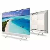 Metz Portable TV QLED 32 Pouces (80 cm) Smart Google Television HDR 10 Haut-parleurs Puissants DBX TV Dolby Audio Chromecast Commande Vocale Google Assistant Tuner Power-C (32MQE7100 Blanc)