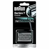 Braun 70S Argentée, Tête De Rasoir De Rechange, Originale, Pour Rasoir Électrique Braun Series 7