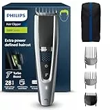 Philips Hair Clipper Série 5000, Tondeuse à Cheveux Lavable avec Technologie Trim-n-Flow Pro (HC5630/15)