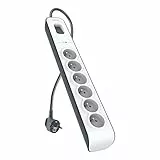 Belkin Parafoudre 6 prises, 650 Joules, cordon 2 m Blanc