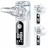 YOZISS Portable Nébuliseur Pour Adulte Enfant bébé,Nébuliseur Affichage Numérique Silencieux Portable Inhalateur Electrique Aérosol Pour La Maison et Le voyage