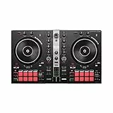 Hercules DJControl Inpulse 300 MK2 - Contrôleur DJ USB – 2 voies avec 16 pads et carte son intégrée
