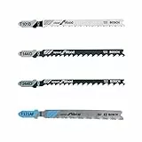 Bosch Accessories 2607010904 Lames de scie sauteuse wood and metal T 244 D (10x)/ T 144 D (10x)/ T 101 B (10x)/ T 121 AF (10x), Set de 40, Gris