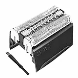 Tête de rasoir électrique pour Braun Series 5, 52B, compatible avec les têtes de rasoir à grille et à lame Braun Series 5,Compatible avec les têtes de rechange S5 5020, 5020S, 5030, etc. (Noir, 52B)