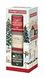 Yankee Candle Coffret cadeau de Noël 2025 - Contenu : 3 mini bougies votives
