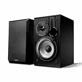 Edifier R990BT Haut-parleurs Bibliothèque Bluetooth 5.4, Enceinte Multimédia 2.0 Active, Sortie 24W, Entrées RCA/AUX, Traitement Audio Numérique, Coffre MDF, Contrôle App