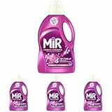 Mir - Lessive Liquide Couleurs - Explosion Florale -Main & Machine - Raviveur - Formule 3en1 - Couleurs - Fibres - Fraîcheur - Nettoie avec Soin - Anti-Bouloche - Pour Toutes les Couleurs - 27 Lavages
