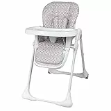 Bambisol Chaise Haute Bébé Evolutive Pliable | Roulettes, Assise Réglable, Dossier Inclinable | Zen Gris