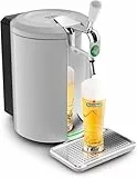Krups Beertender Machine bière pression, Fûts de 5 L, Marques du groupe Heineken, Témoin lumineux, Température et mousse parfaites, Bière fraîche, Installation facile, Compact VB452E10
