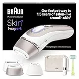 Braun Épilateur À Lumière Pulsée Intelligent Skin i·expert PL7253, Épilation À Domicile, Alternative Au Laser, Avec Appli, Mini-Rasoir Visage, 3 Têtes Intelligentes Pour Épiler Jambes, Maillot, Plus