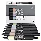 W&N PROMARKER SET X6 TONS PASTELS