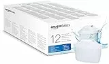 Amazon Basics Pack de 12 cartouches filtrantes, compatibles avec toutes les carafes filtrantes actuelles BRITA