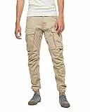 G-STAR Homme Pantalon Rovic Zip 3D Regular Tapered, Beige (Dune D02190-5126-239), 33W / 32L