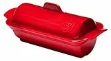 Emile Henry Eh345865 Terrine Foie Gras Médaillon Céramique Rouge Grand Cru 24,5 X 10,5 X 10 cm