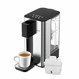 Philips Water Station, distributeur d'eau chaude et ambiante filtrée, capacité de 2,2 litres, 3 préréglages de température, 3 préréglages de volume, eau bouillante sur demande, écran tactile