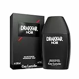 Drakkar Noir de Guy Laroche - Eau de Toilette Sensuel & Intrépide - Boisé et Aromatique, Notes de Mousse de Chêne, Patchouli et Sapin Baumier - Parfum pour Homme - 200 ml