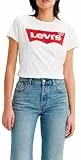 Levi's Femme The Perfect Tee T-Shirt, Batwing White , XS