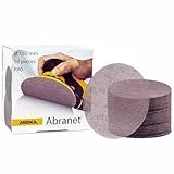 Mirka Abranet Disques abrasifs filet Ø 150 mm autoagrippant - Grain P80-50 pcs - pour poncer le bois, le mastic, la peinture, le plastique - 5424105080