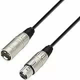 Adam Hall Cables 3 STAR MMF 0300 - Câble Micro XLR femelle vers XLR mâle 3 m