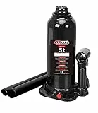KS Tools - 160.0352 - Cric hydraulique Bouteille 5 tonnes - Hauteur Min 216 mm - Hauteur Max 413 mm