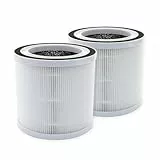 PUREBURG Lot de 2 filtres HEPA de rechange compatibles avec les purificateurs d'air TCL BREEVA A1/A1W, pièce # Breeva A1F