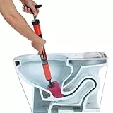 Déboucheur de Toilette à Air Comprimé, Ventouse Deboucheur WC,Déboucheur de tuyau de toilette, Manuel à haute pression Débouchage des toilettes à un coup, pour évier, salle de bain (1 Pièce)