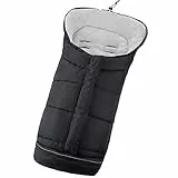 TecTake Thermo Chancelière Bébé pour Poussette Landaus Universelle Siège Auto - diverses couleurs au choix - (Noir)