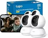 Tapo C200 2 Pack Caméra Surveillance WiFi intérieure 1080P, détection de Personne, Audio bidirectionnel, Compatible avec Alexa et Google Assistant, pour Bébé ou Animaux