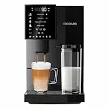 Cecotec Cafetière Superautomatique Cremmaet Compactccino. 1350 W, Thermoblock, Pompe à Pression de 19 bars, Système Plug&Play, Réservoir de Café avec Moulin Intégré, Nettoyage Automatique