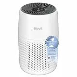 LEVOIT Purificateur d'Air Chambre, Filtration Efficace contre Allergies et Odeurs, Silencieux, avec Éponge d'Aromathérapie, 7W Économie d'Énergie, 3 Vitesses, Air Purifier HEPA pour Maison Bureau