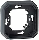 Legrand - Support plaque étanche 1 poste Plexo pour montage en encastré des mécanismes composables - anthracite