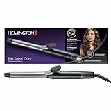 Remington Boucleur à cheveux [19mm: boucles sérées] Pro Spiral Curl (4X Protection: Céramique-titane, Antistatique, Plaques Ioniques Tourmaline, Avec pince, 8 réglages 140-210°C) Fer à boucler CI5519