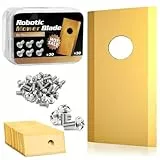 EOPUOZS 30pcs Lames Robot Tondeuse pour Worx Landroid, Lames de Rechange de Haute Qualité pour Tondeuses à Gazon avec Vis Correspondantes, Lames en Titane Compatibles avec Worx, LandXcape et Einhellzl