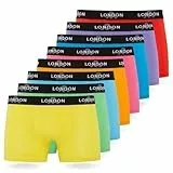 Boxers FM London lot de 4/8 pour hommes avec ceinture élastique - Boxers doux pour hommes