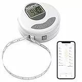RENPHO Mètre Ruban à Mesurer pour le Corps, Ruban Numérique Intelligent avec Bluetooth, Perte de Poids, Gain Musculaire, Fitness, Culturisme, Mesure Automatiquement la Circonférence des Membres