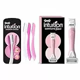 Wilkinson Sword - Intuition Complete Bikini - Rasoir et tondeuse tout-en-un avec tête de rasoir à 5 lames - adapté au rasage du maillot + Intuition perfect finish - Rasoirs de Sourcil - 3 unités