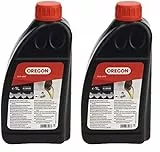 Oregon - Huile pour Chaîne et Guide-Chaîne de Tronçonneuse, 1 L (O10-4935) (Lot de 2)
