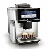 Siemens machine à café automatique EQ900, baristaMode, eGrinder, écran iSelect 6,8 pouces, application Home Connect, acier inoxydable, TQ903R03